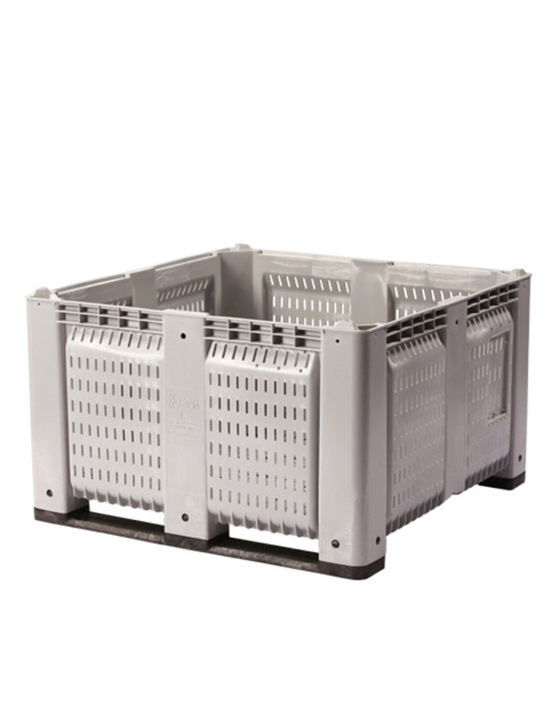 Vented Harvest Bin 48 x 48 x 28 Summa Plastics